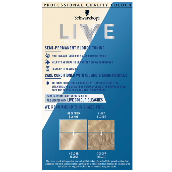 Schwarzkopf Live Colr Toner Soft Blonde