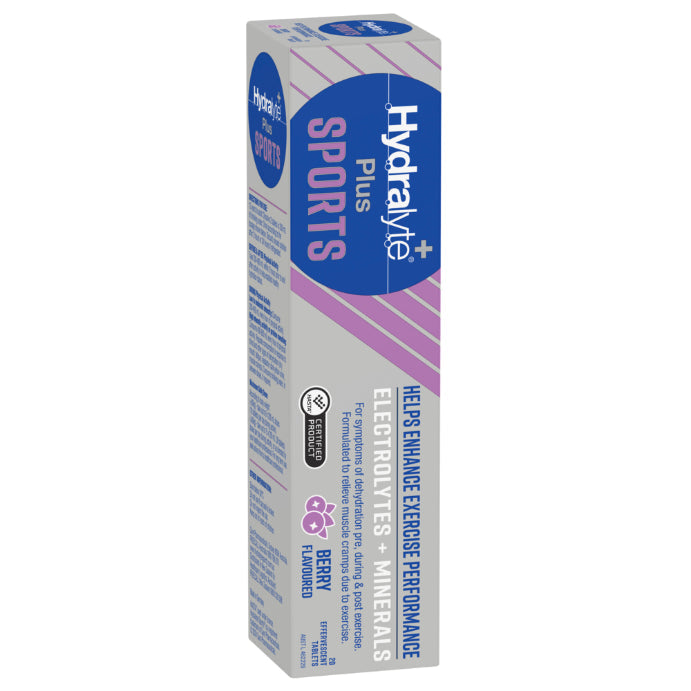 Hydralyte Plus Sport Effervescent Berry 20 Tablet