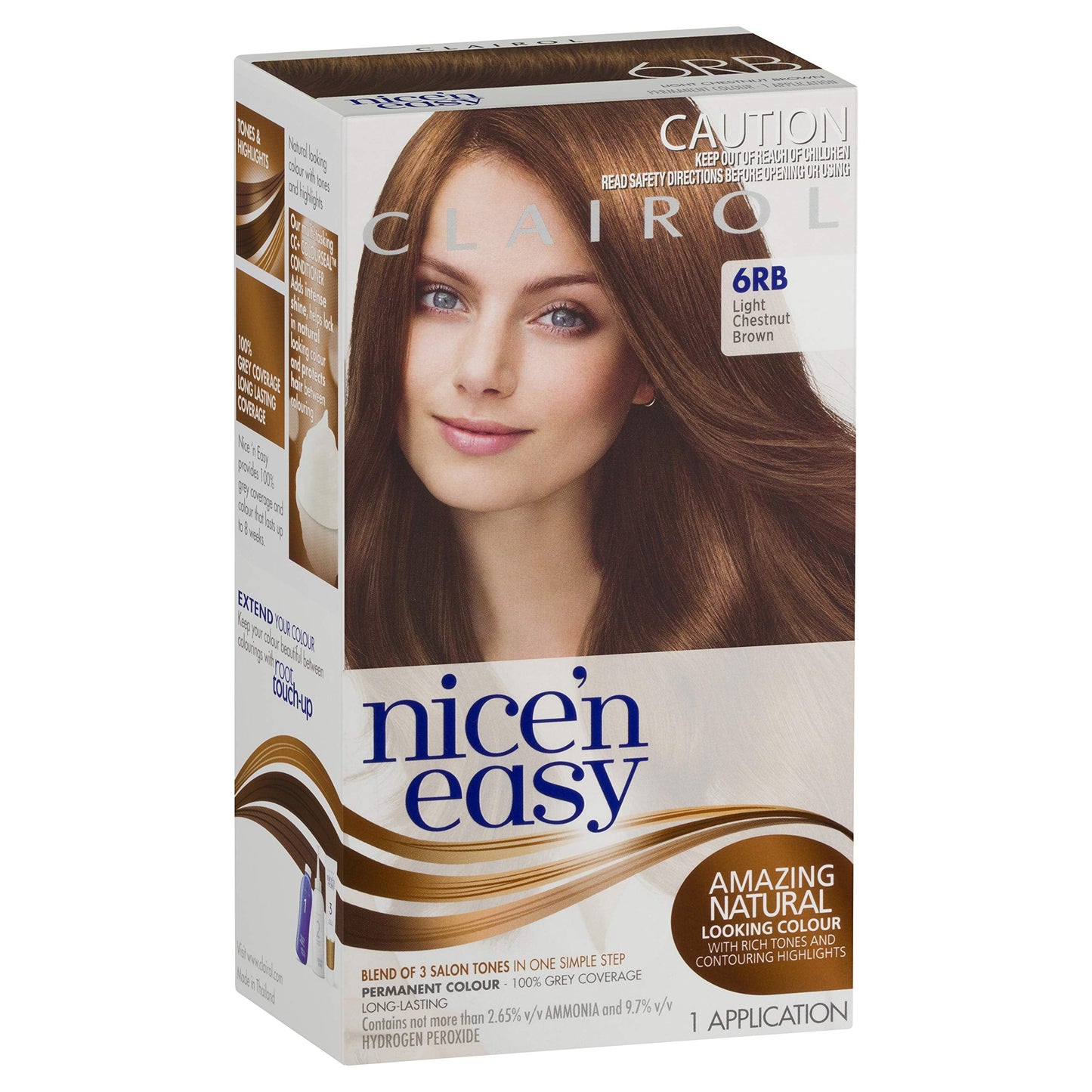 Clairol Nice n Easy 6RB Light Chestnut Brown - Cutprice Online