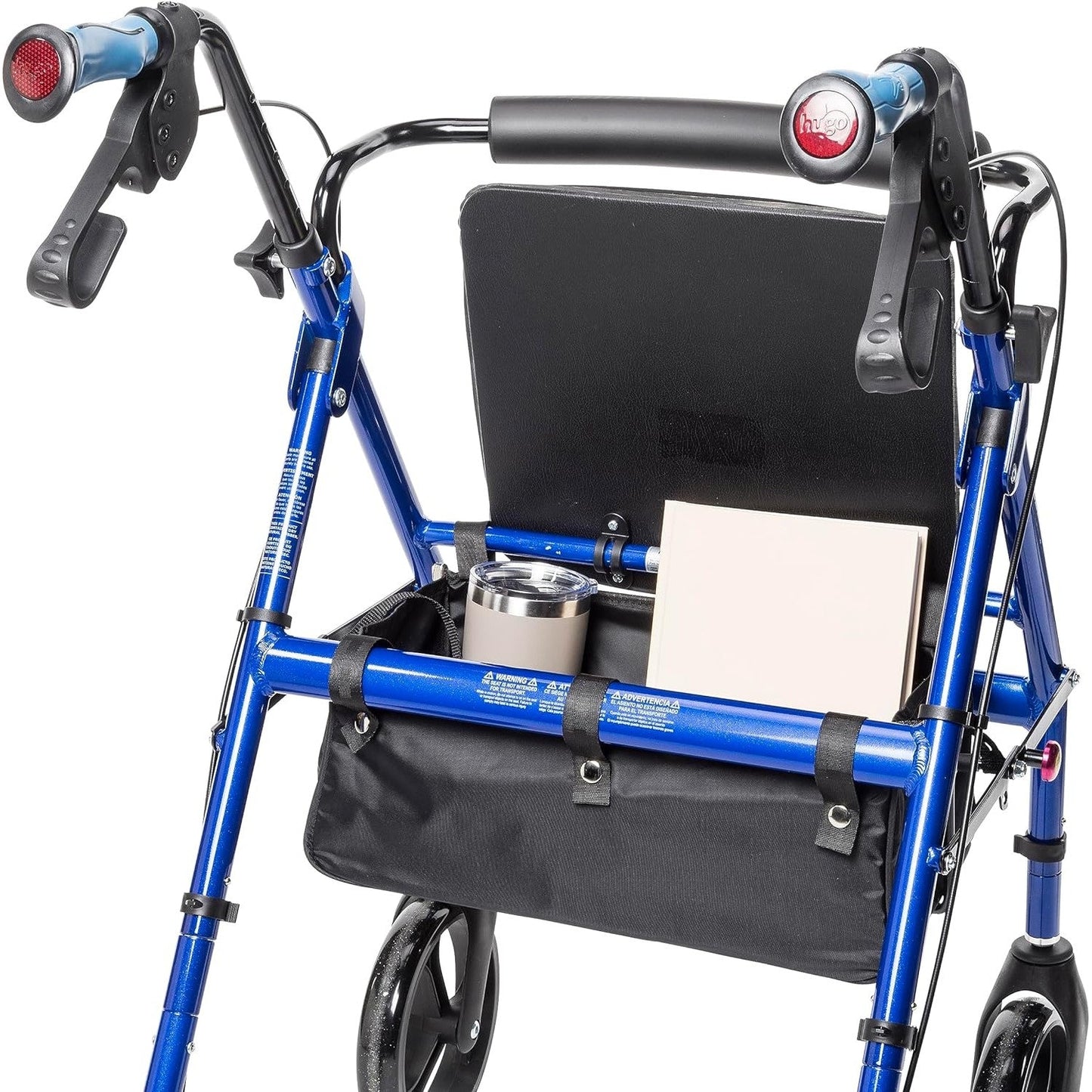 Hugo Fit 6 Rollator With Seat Blue