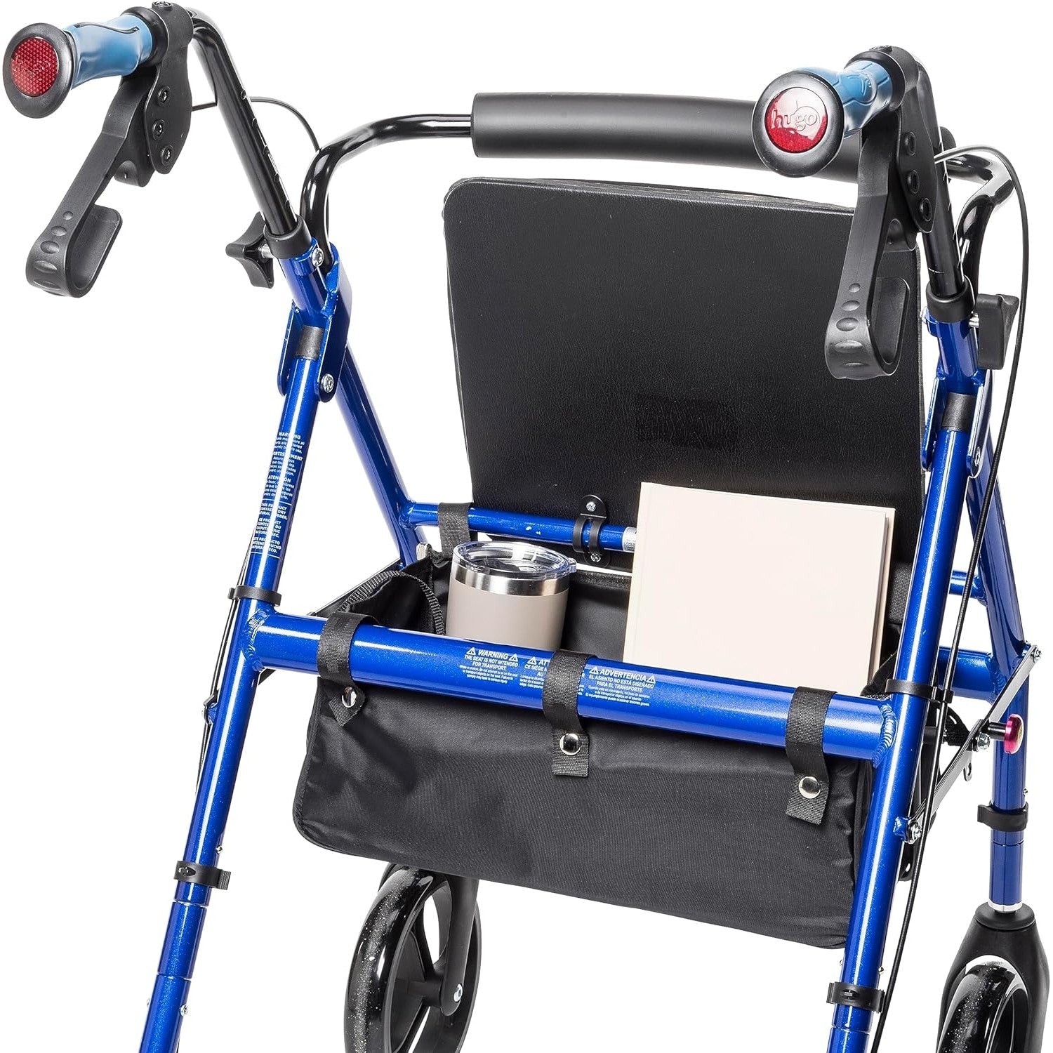 Hugo Fit 6 Rollator With Seat Blue