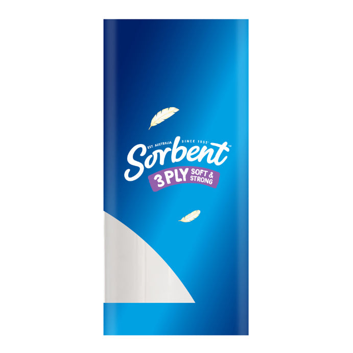 Sorbent Toilet Tissue White 4pk