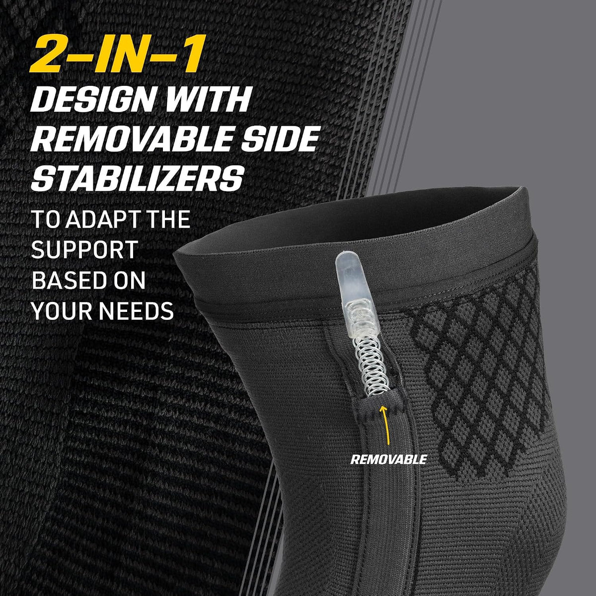 Futuro Premium Compression Knee Sleeve With Stabilizers Xlarge