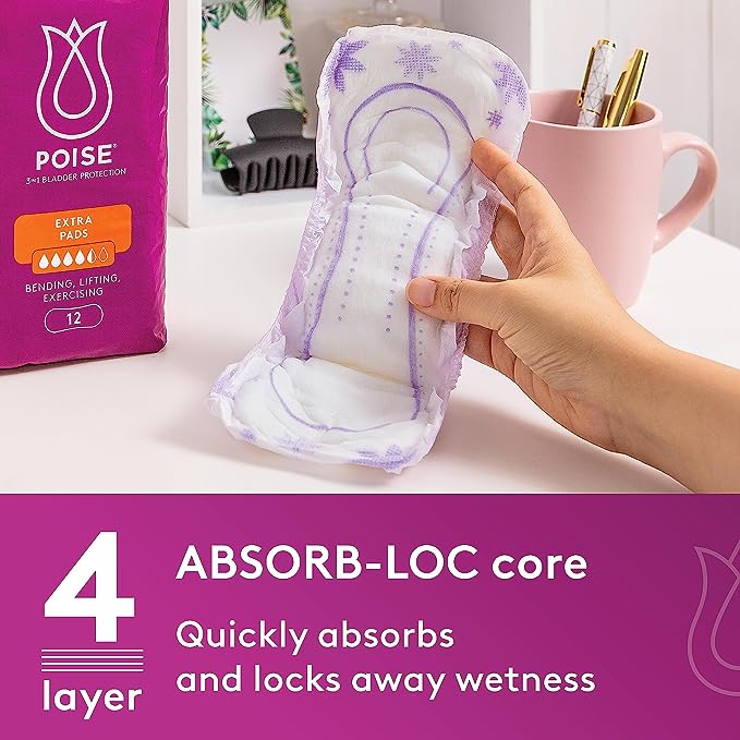 Poise Pads For Bladder Leaks Overnight 16 Pack - Cutprice Online