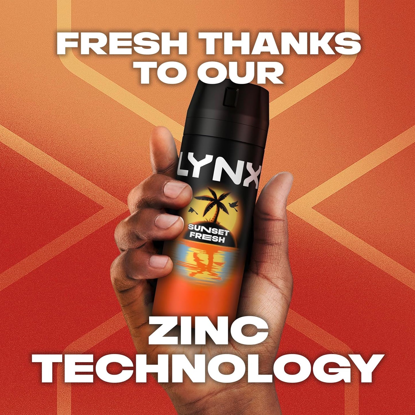 Lynx Deo Aerosl Sunset Fresh 165ml