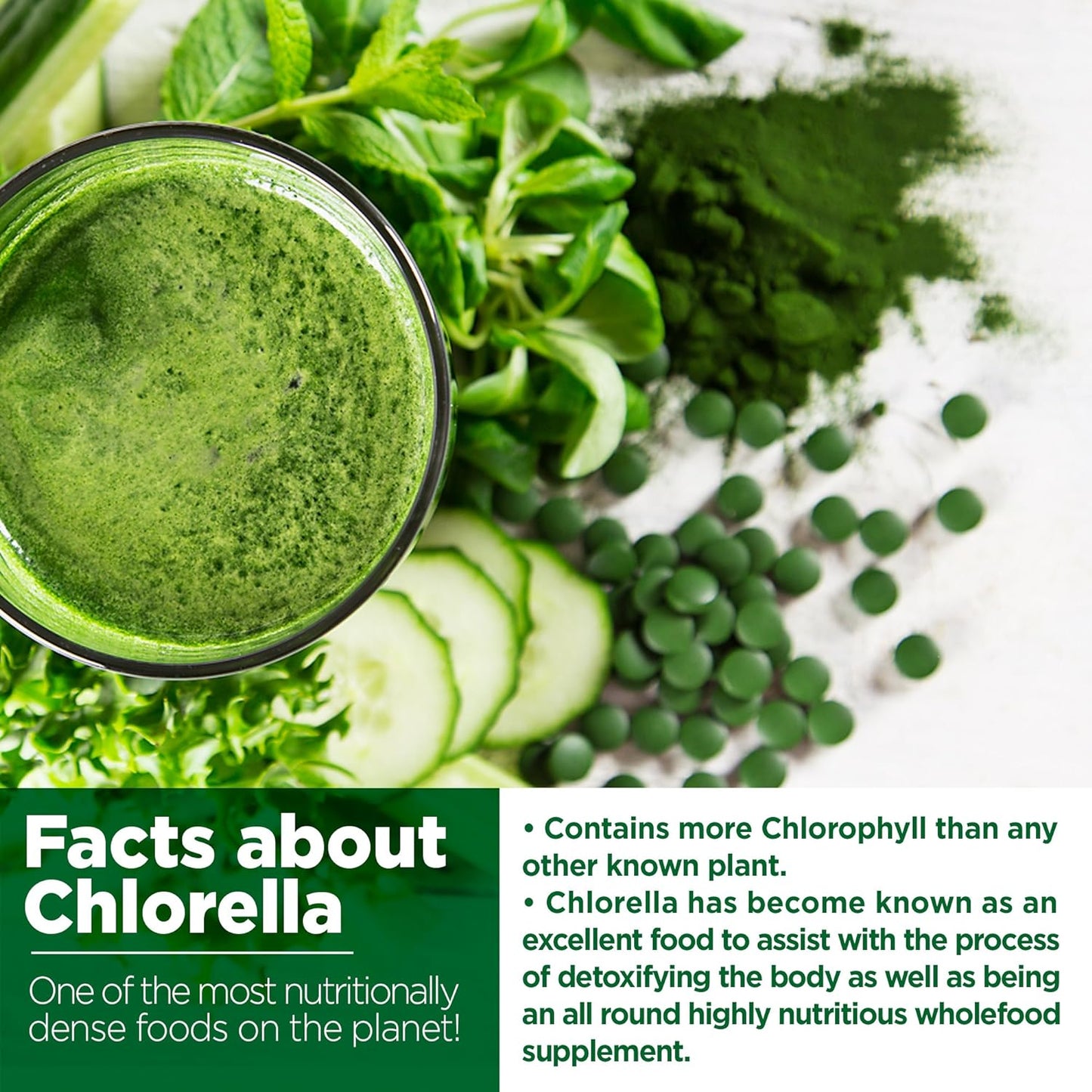 Synergy Natural Organic Chlorella 500mg 200t - Cutprice Online