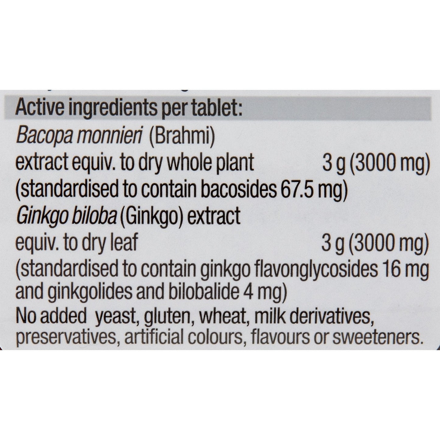 Blackmores Ginkgo Brahmi 40 Tablets - Cutprice Online