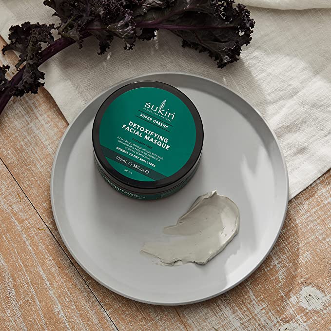 Sukin Super Greens Detoxifying Facial Clay Masque 100ml - Cutprice Online