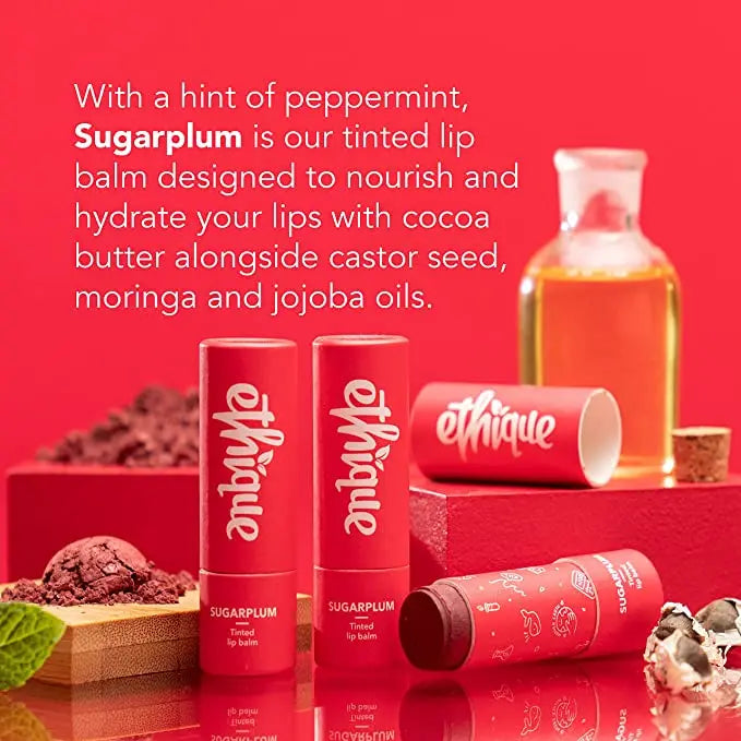 ETHIQUE Lip Balm Sugarplum - Tinted 9g ETHIQUE