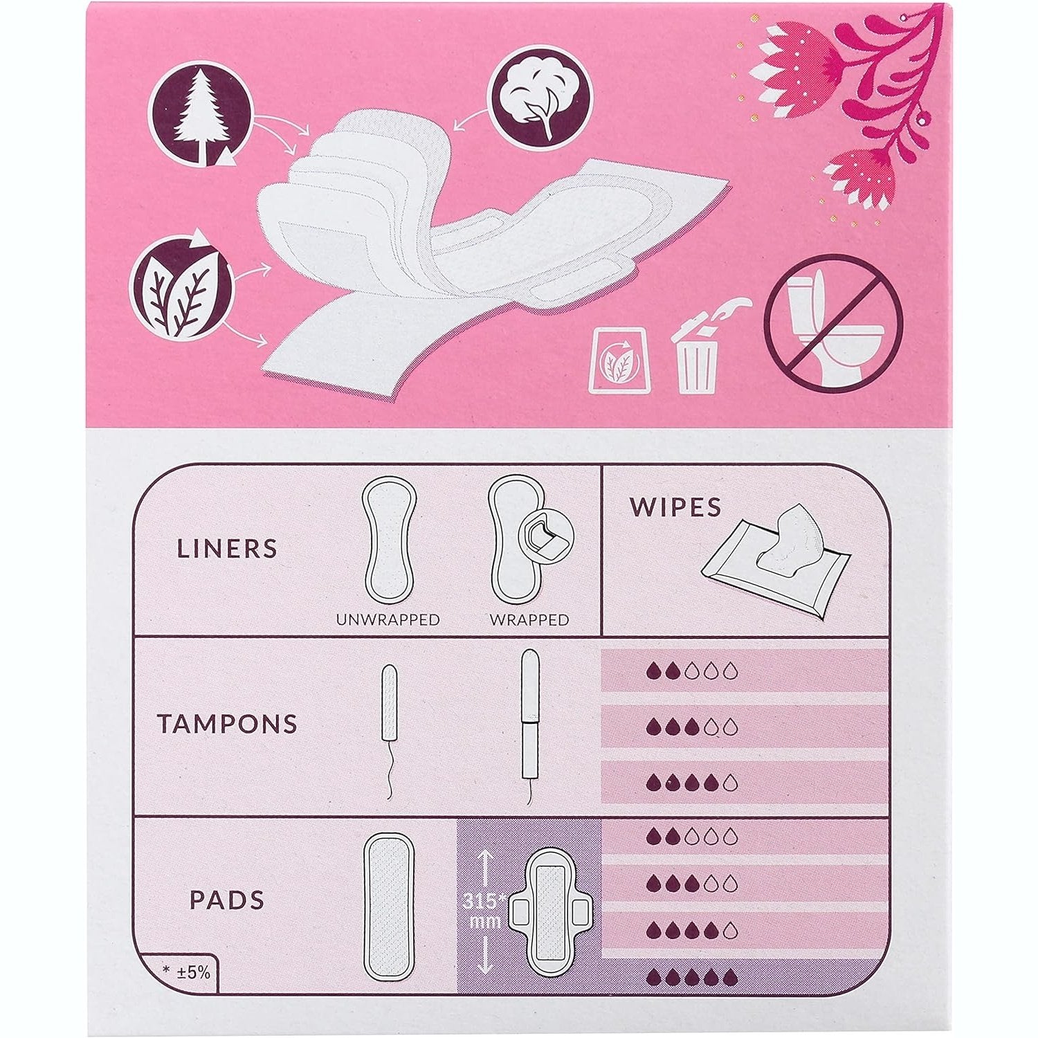 Natracare Ultra Extra Pads Long with Organic Cotton Cover x 8 Pack - Cutprice Online
