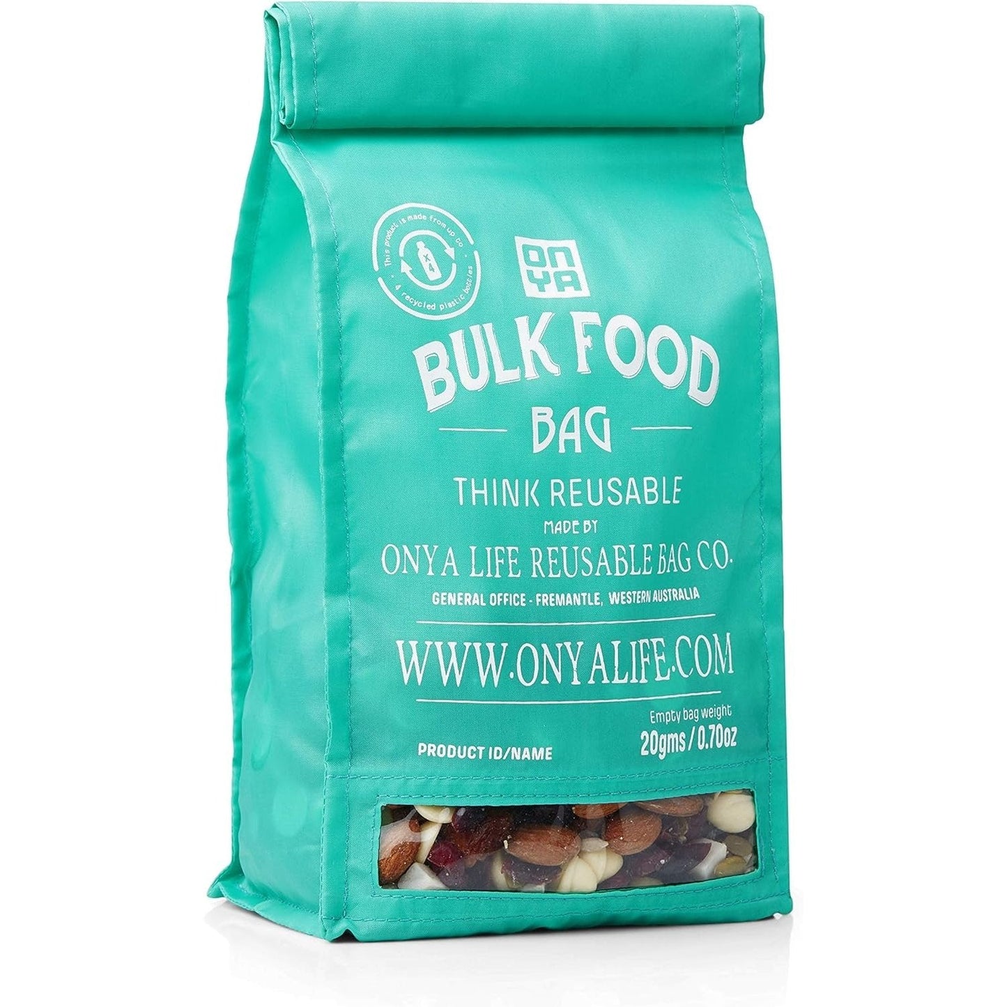 Onya Reusable Bulk Food Bag Set Aqua - Cutprice Online