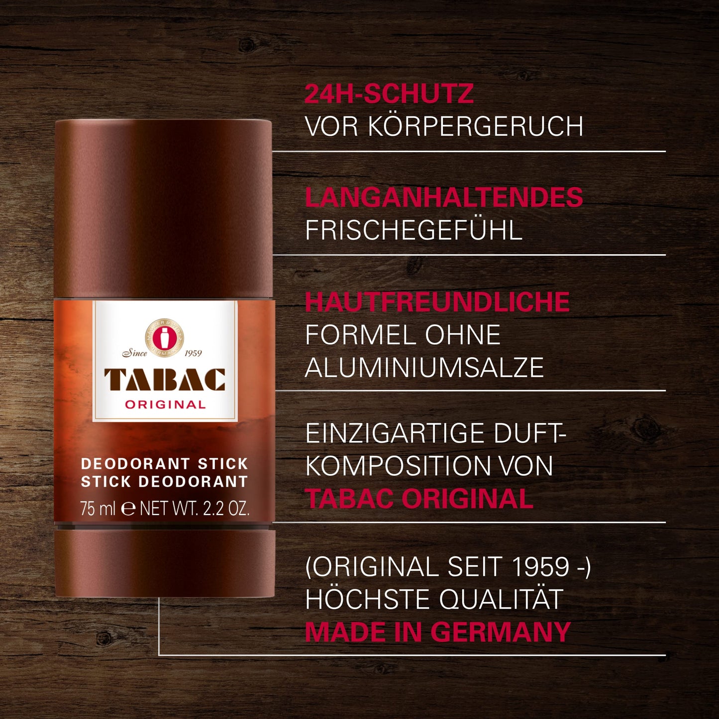 Tabac Original Deodorant Stick 75ml - Cutprice Online