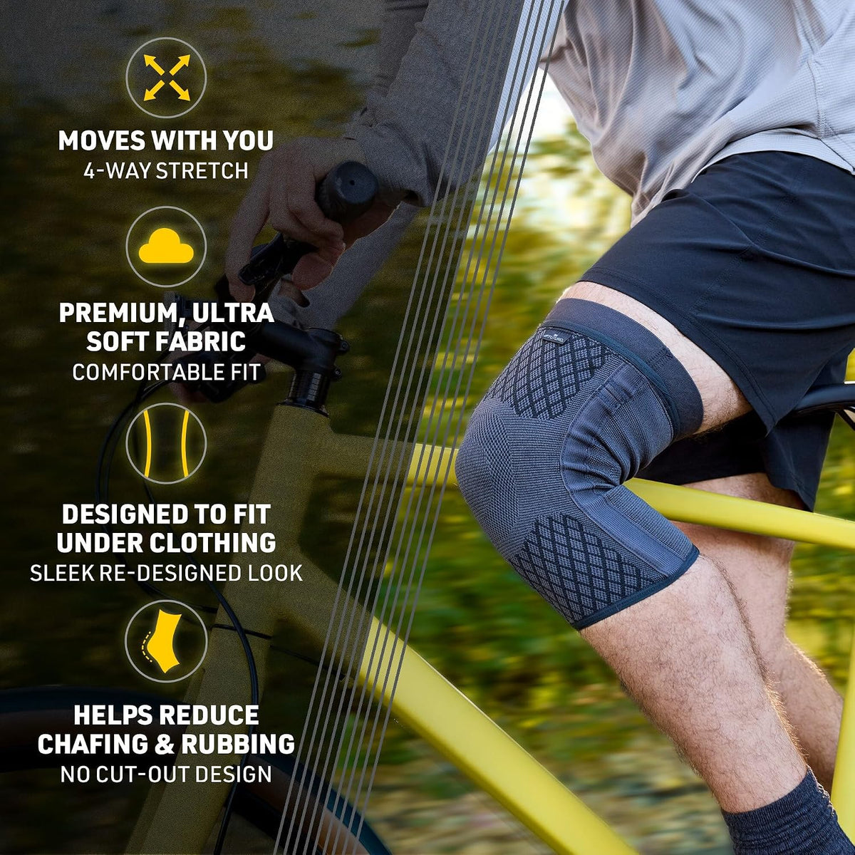 Futuro Premium Compression Knee Sleeve With Stabilizers Xlarge
