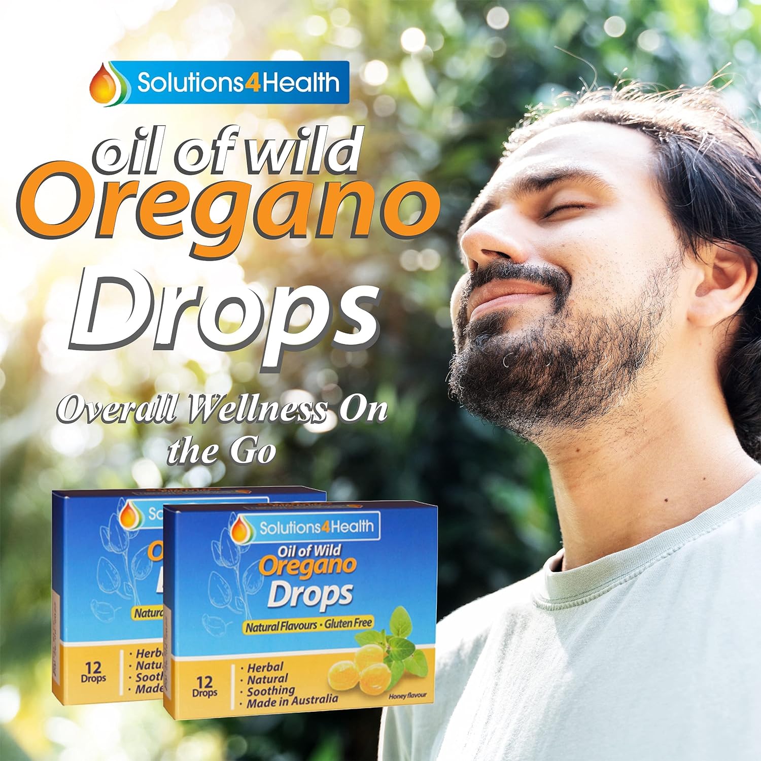 Solutions 4 Health Oil of Wild Oregano Lozenge Drops Honey Flavour x 12 Pack - Cutprice Online