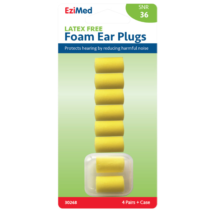 Ezimed Foam Ear Plugs 4pr + Case - Cutprice Online