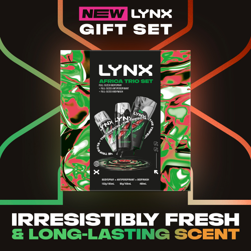 Lynx Africa Trio Gift Set R25