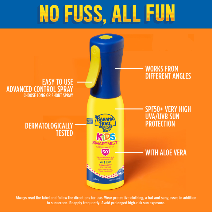 Banana Boat Kids Smartmist Spf50+ 200ml