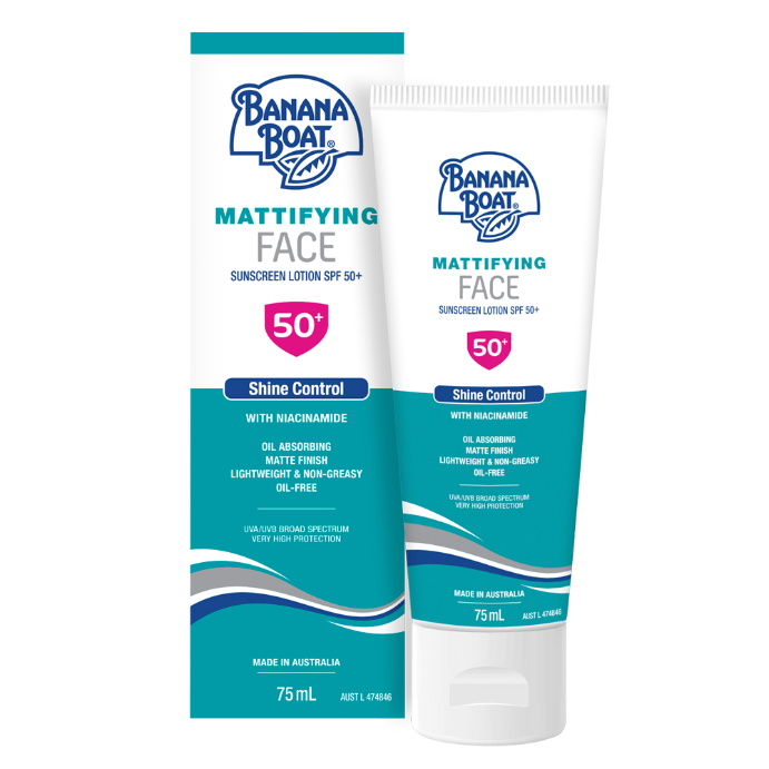 Banana Boat Mattifying Face Sunscreen Lotion SPF50+ 75mL