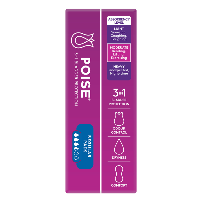 Poise Regular Pad 32pk