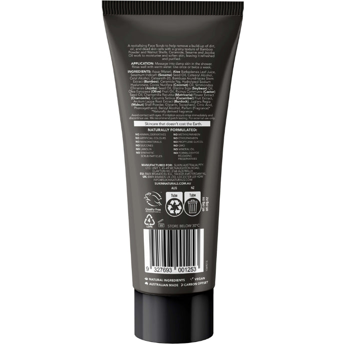 Sukin for Men Face Scrub 125ml