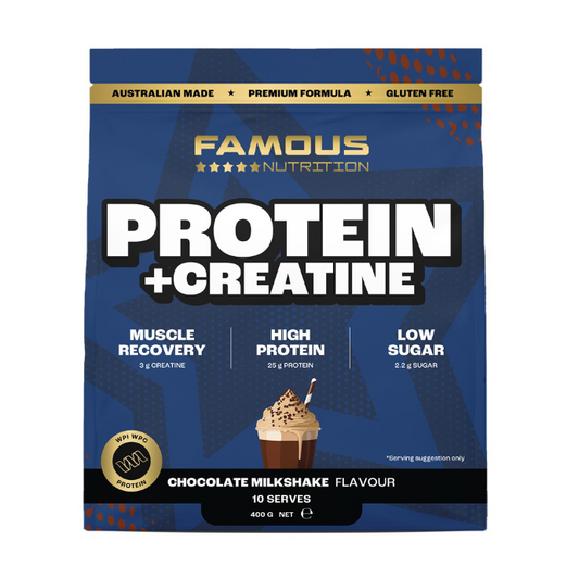 Famous Nutrition Protein + Creatine Chocolate Milkshake 400g