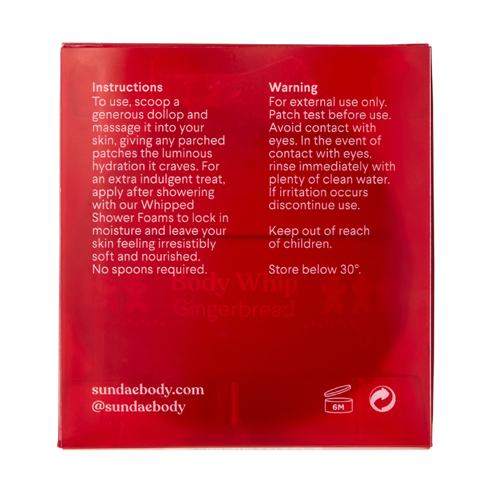 Sundae Gingerbread Body Whip 220mL