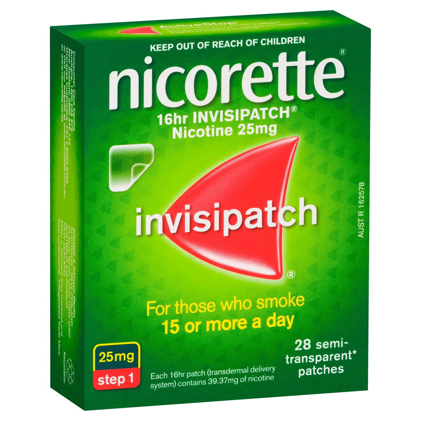 Nicorette Invisipatch 25mg 28pk - Cutprice Online