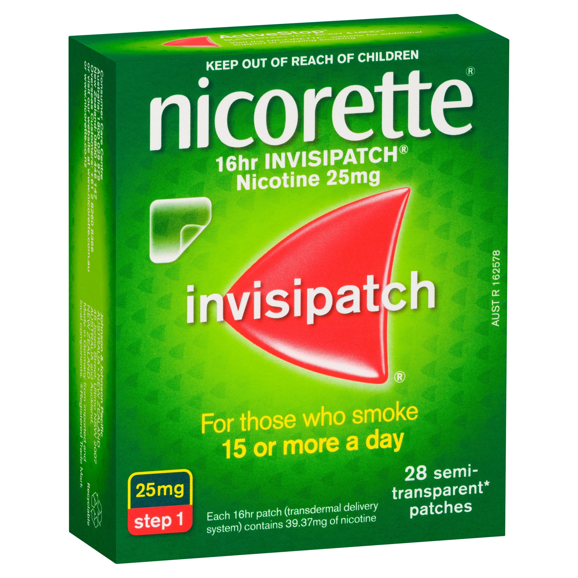 Nicorette Invisipatch 25mg 28pk - Cutprice Online