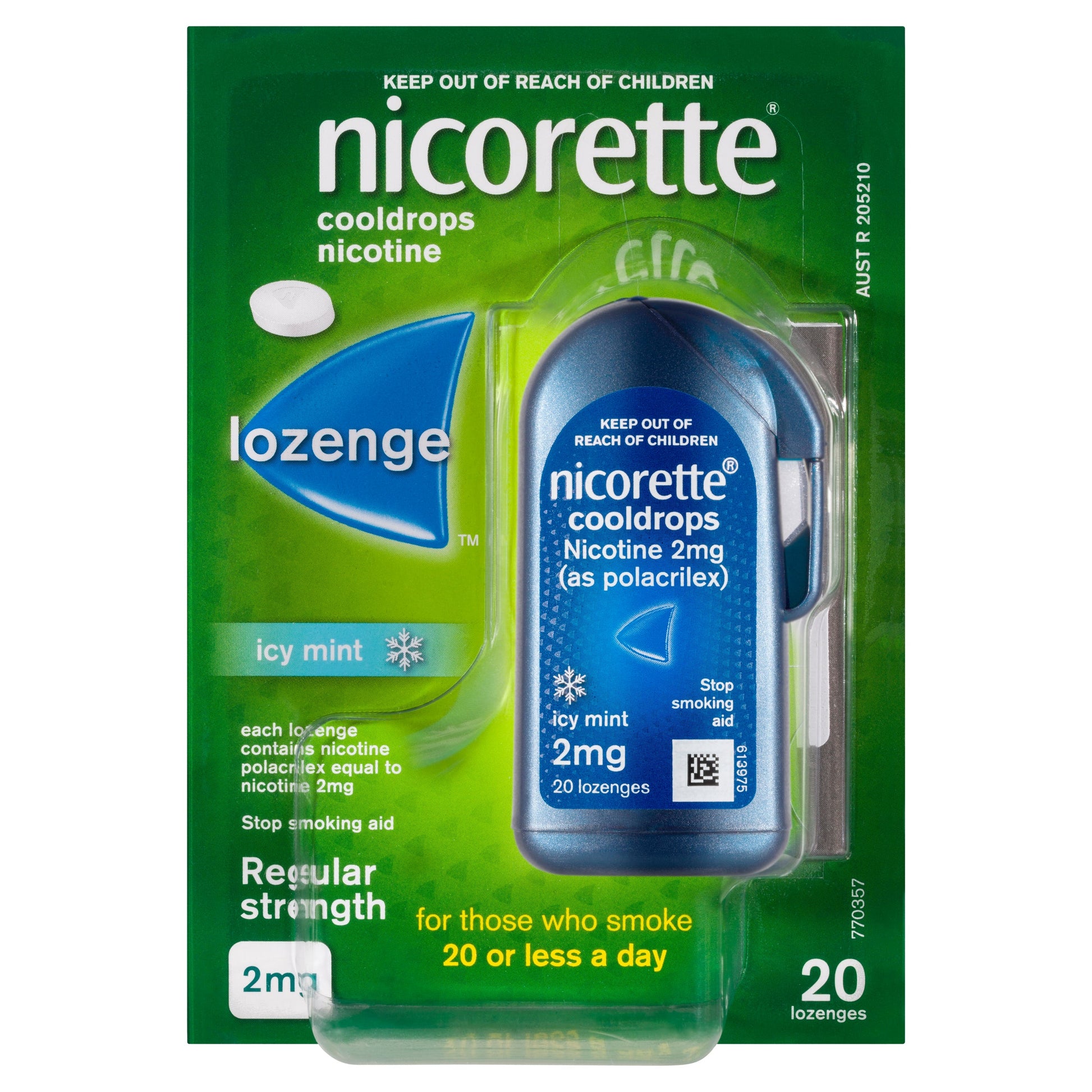Nicorette Cooldrops 2mg 20 Lozenges - Cutprice Online
