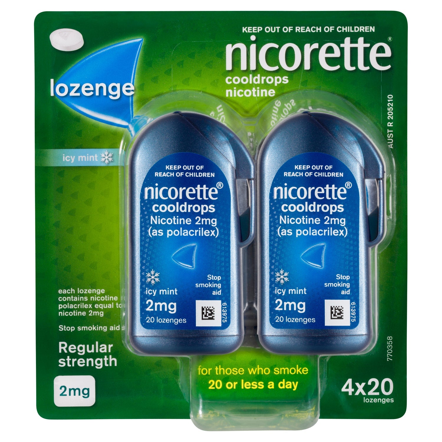 Nicorette Cooldrops 2mg  80 Lozenges - Cutprice Online