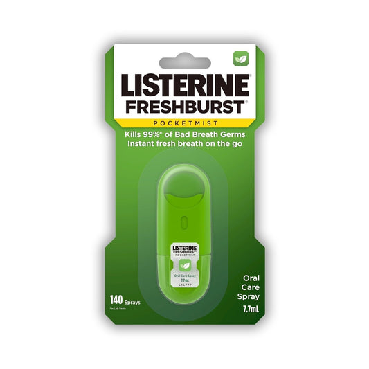 Listerine Pocketmist Oral Care Spray Freshburst 7.7mL - Cutprice Online