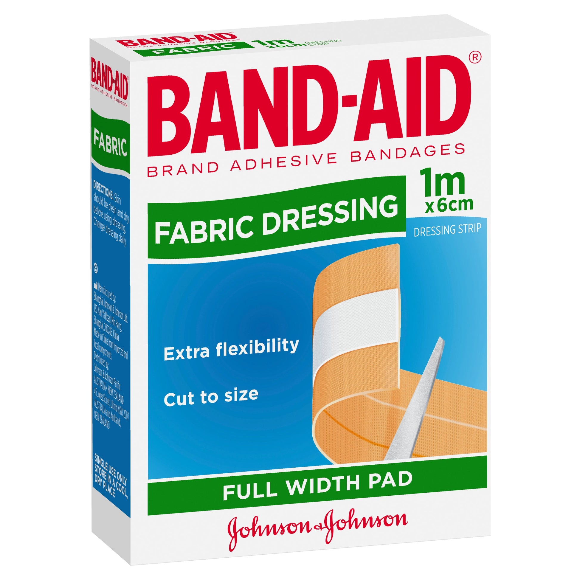 Band-aid Fabric Dressing Full Width Pad 1m X 6cm - Cutprice Online