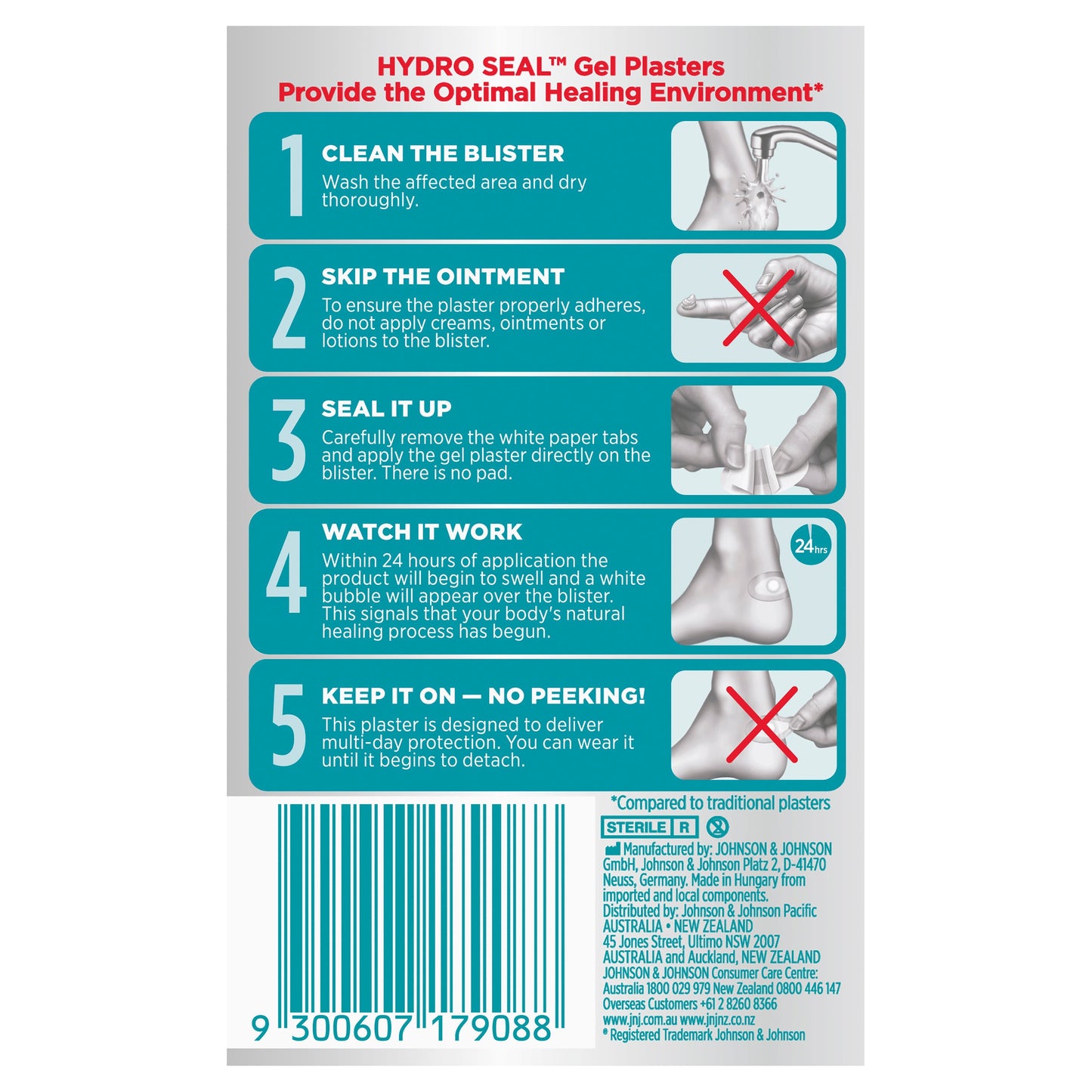 Band-aid Advanced Healing Blister Regular 4 Pack - Cutprice Online