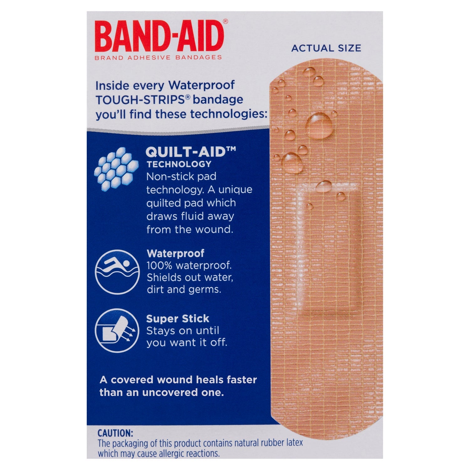 Band-aid Waterproof Tough Strips 20 Pack - Cutprice Online