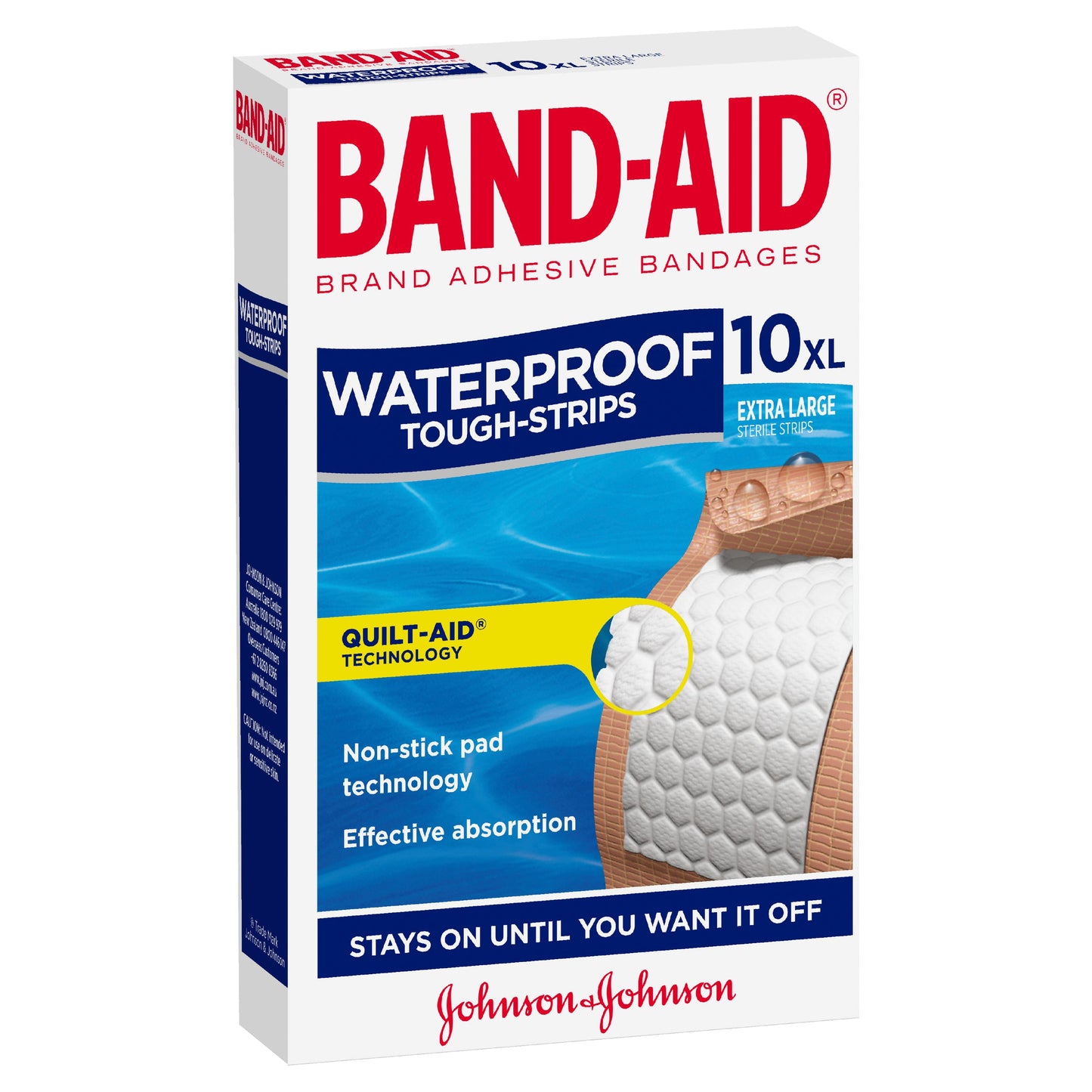 Band-aid Waterproof Tough Strips Extra Large 10 Pack - Cutprice Online