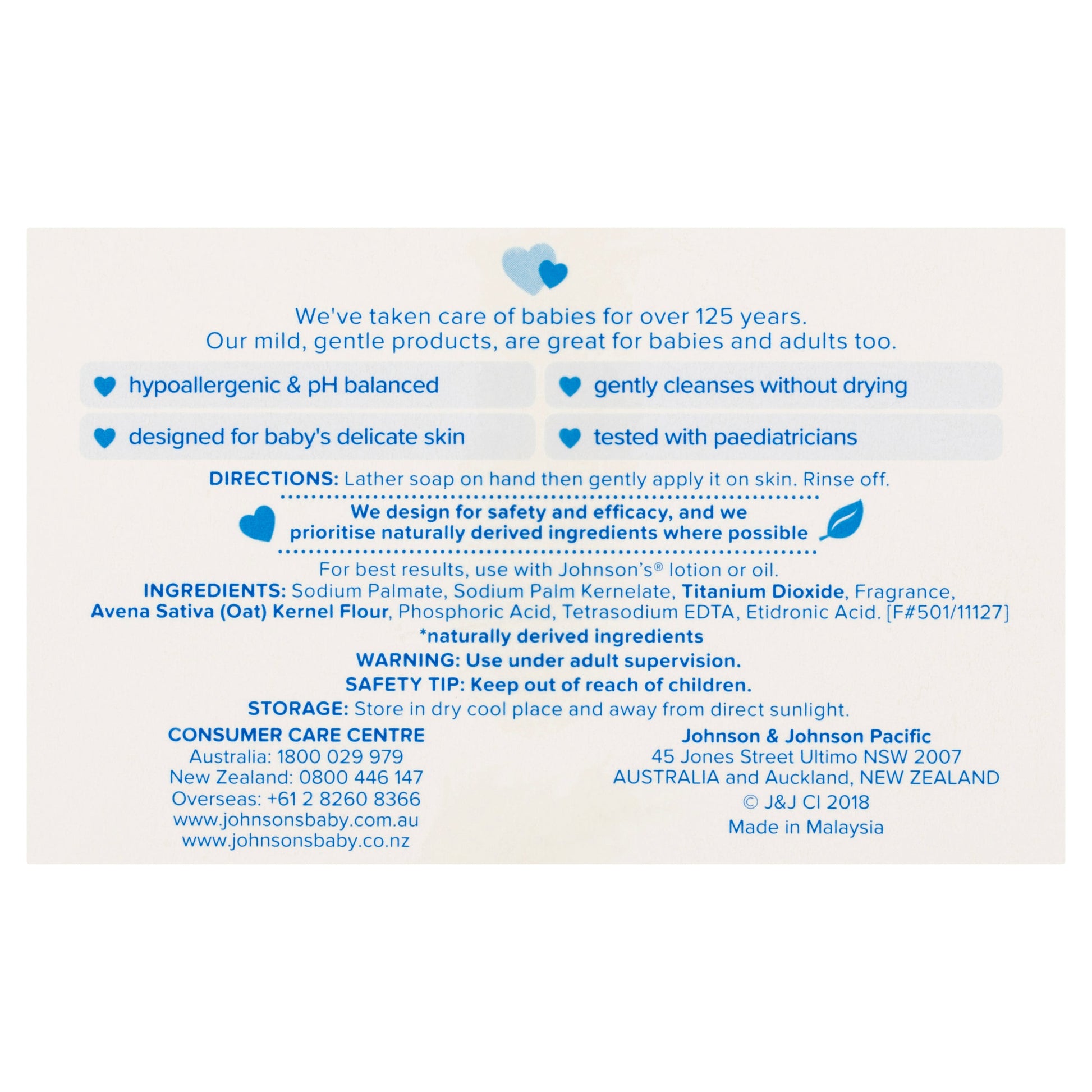 Johnson’s Baby Soap Bar Twin Pack 2 x 95g - Cutprice Online