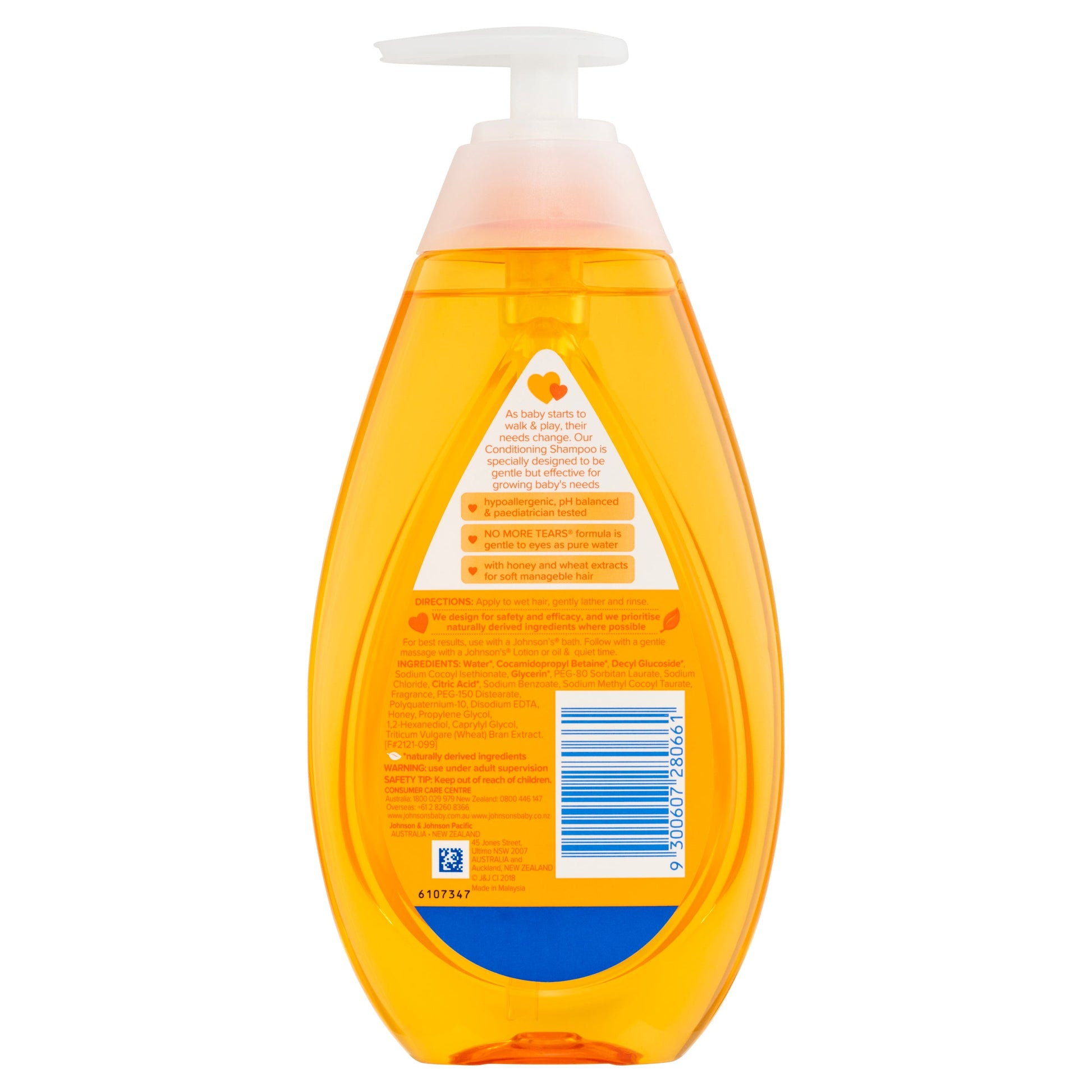 Johnson's Baby Shampoo Plus Conditioner 500ml - Cutprice Online