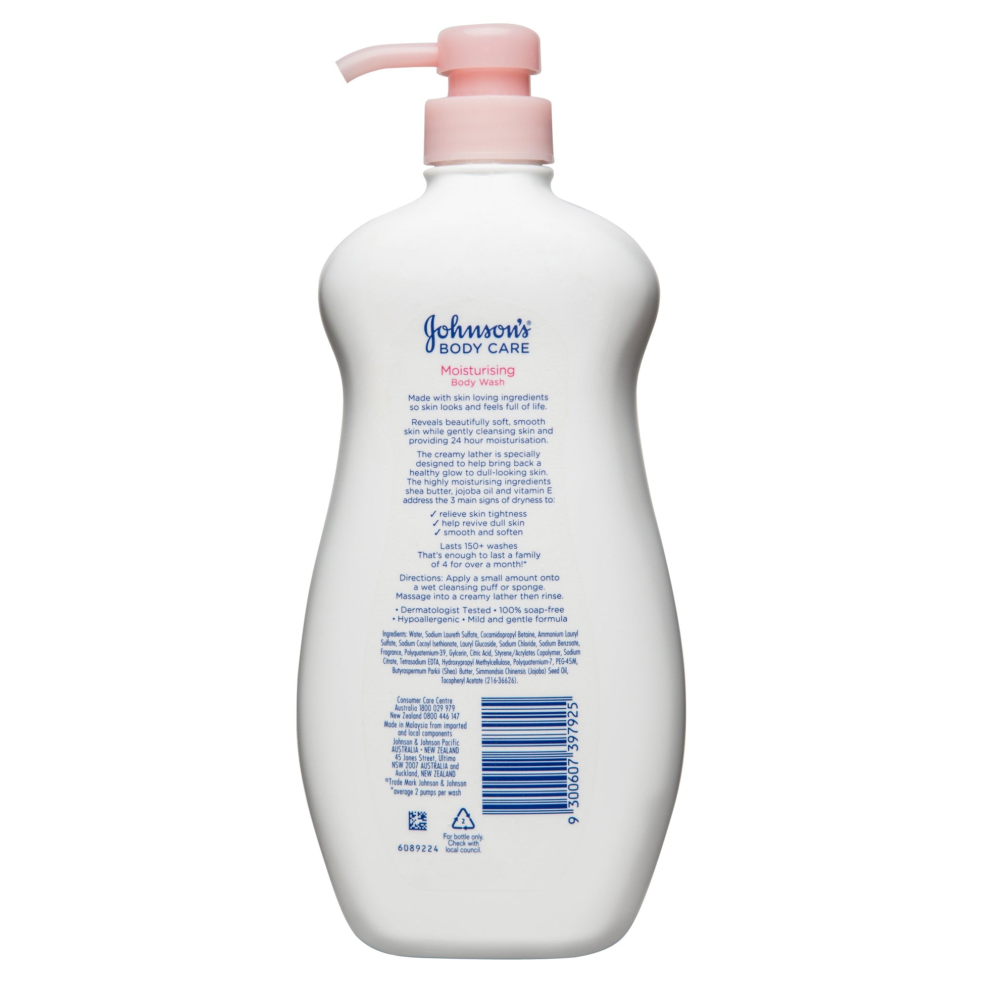 Johnson's Body Care Moisturising Body Wash 1 Litre - Cutprice Online