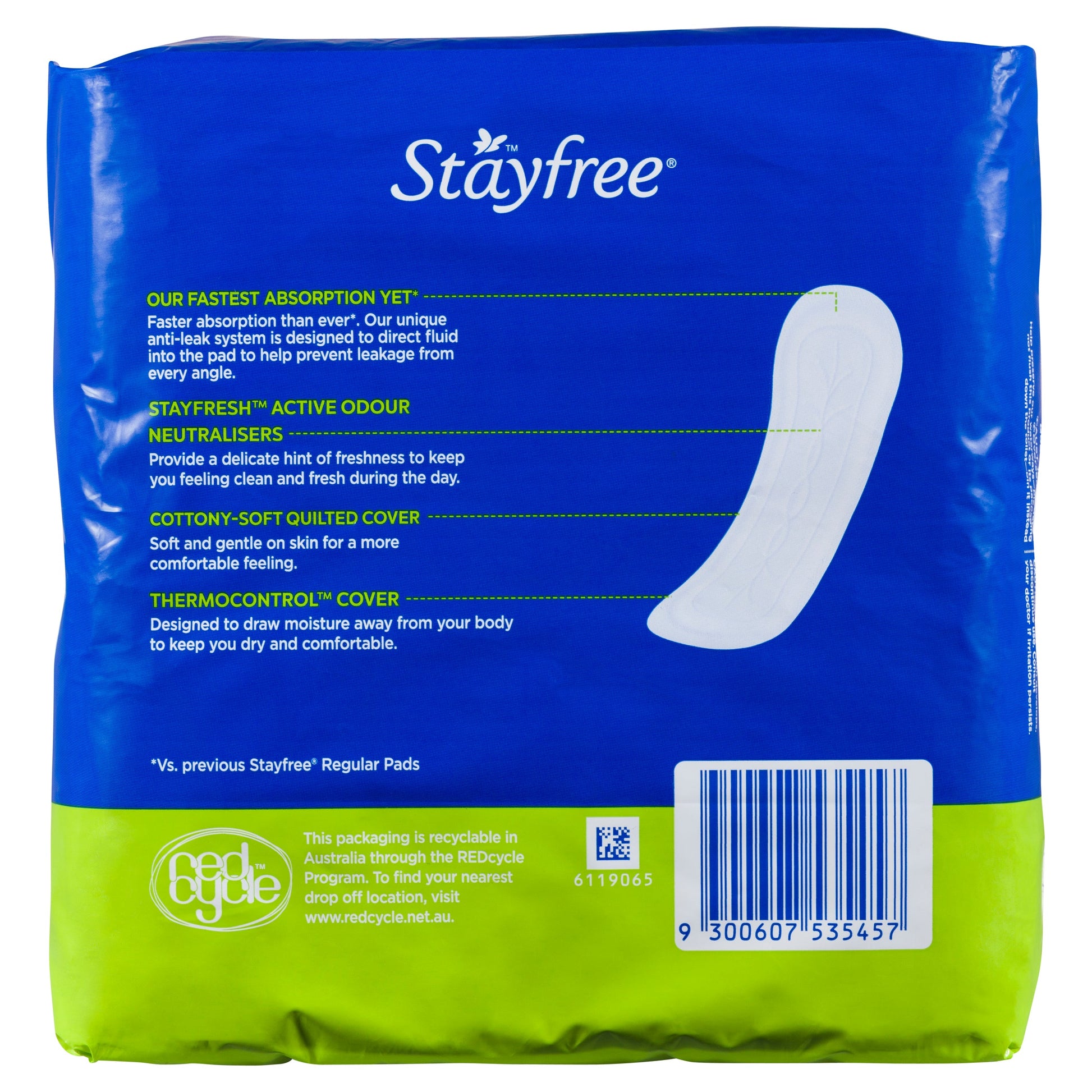 Stayfree Regular Pads No Wings X 20 - Cutprice Online