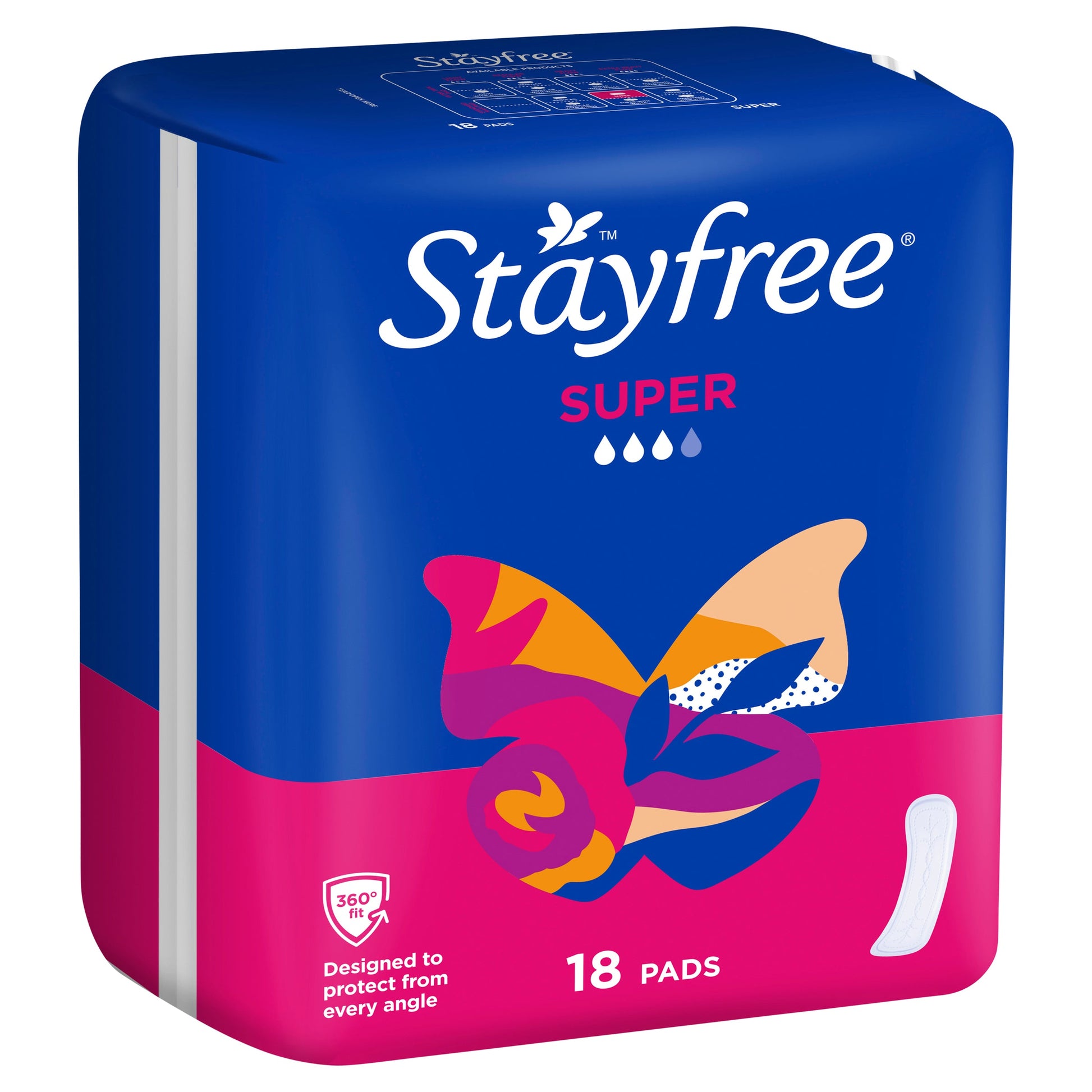 Stayfree Super Pads 18 Pack - Cutprice Online