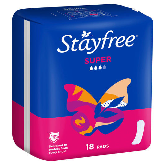 Stayfree Super Pads 18 Pack - Cutprice Online
