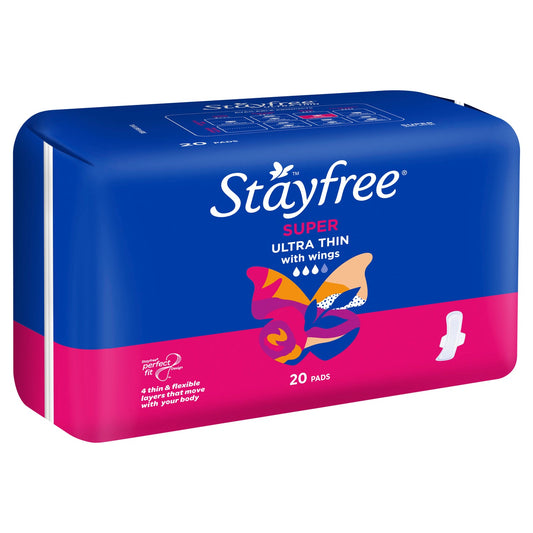 Stayfree Ultra Thin Wings Super Pads X 20 - Cutprice Online