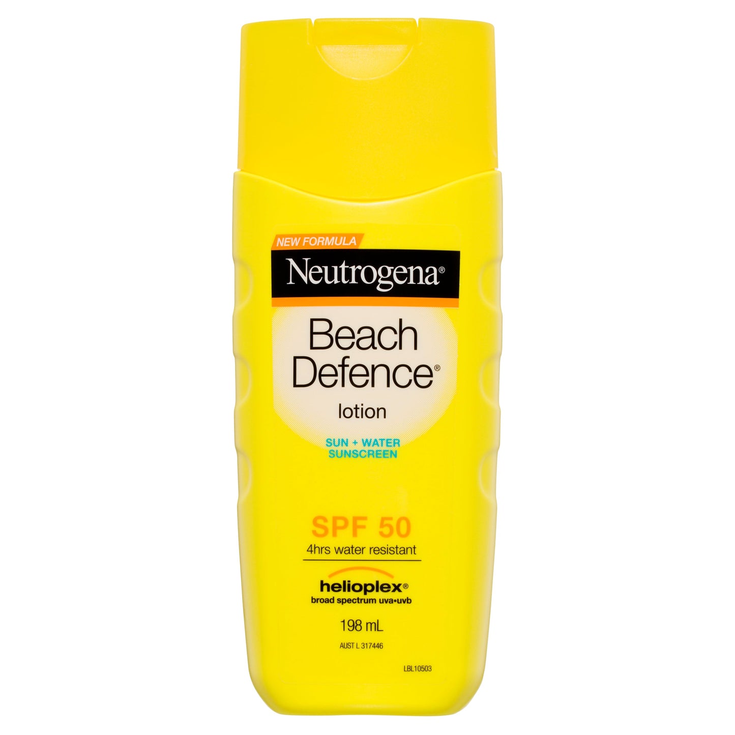 Neutrogena Beach Defence Sunscreen Water + Sun Barrier Lotion SPF 50 198mL - Cutprice Online