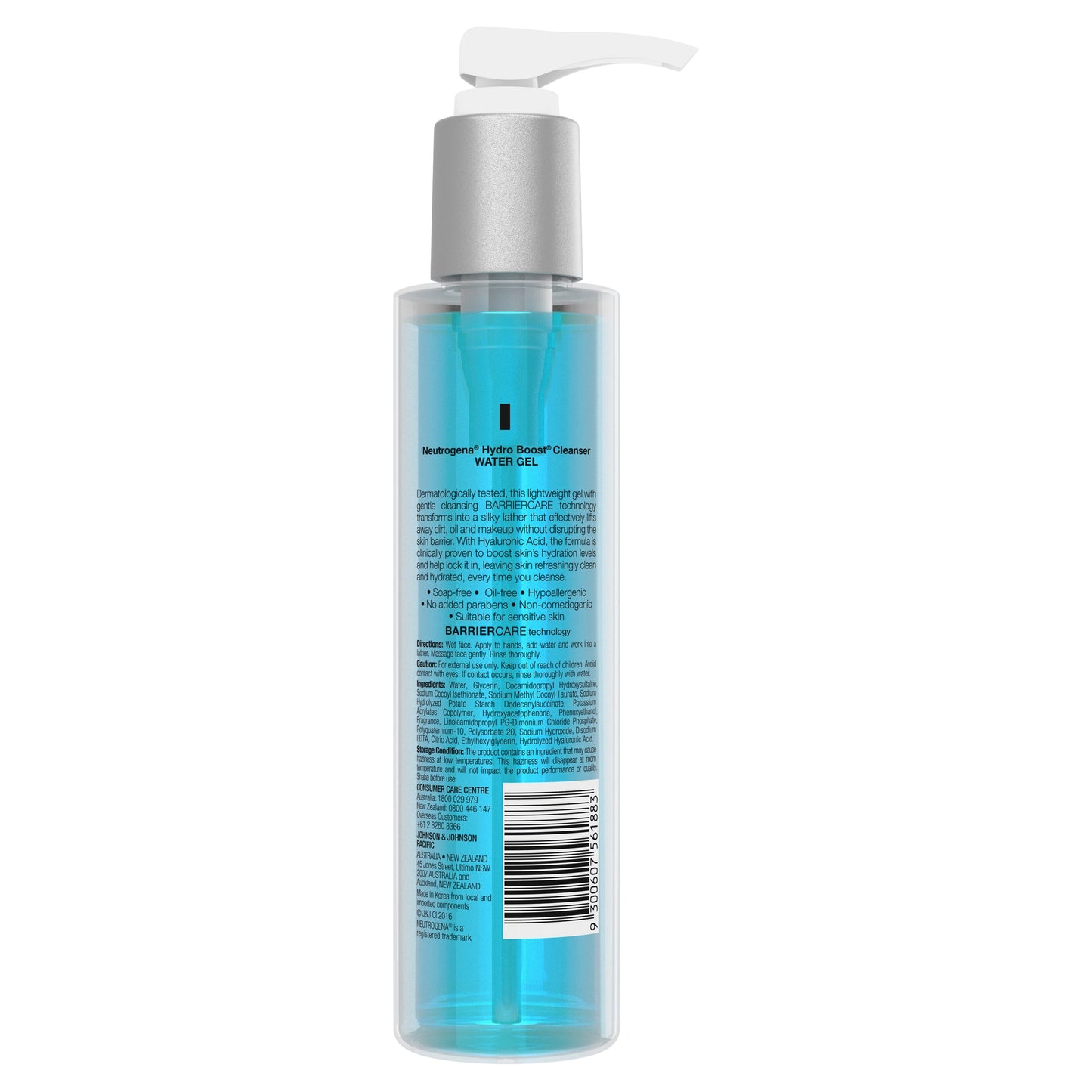 Neutrogena Hydro Boost Cleanser Water Gel 145ml - Cutprice Online