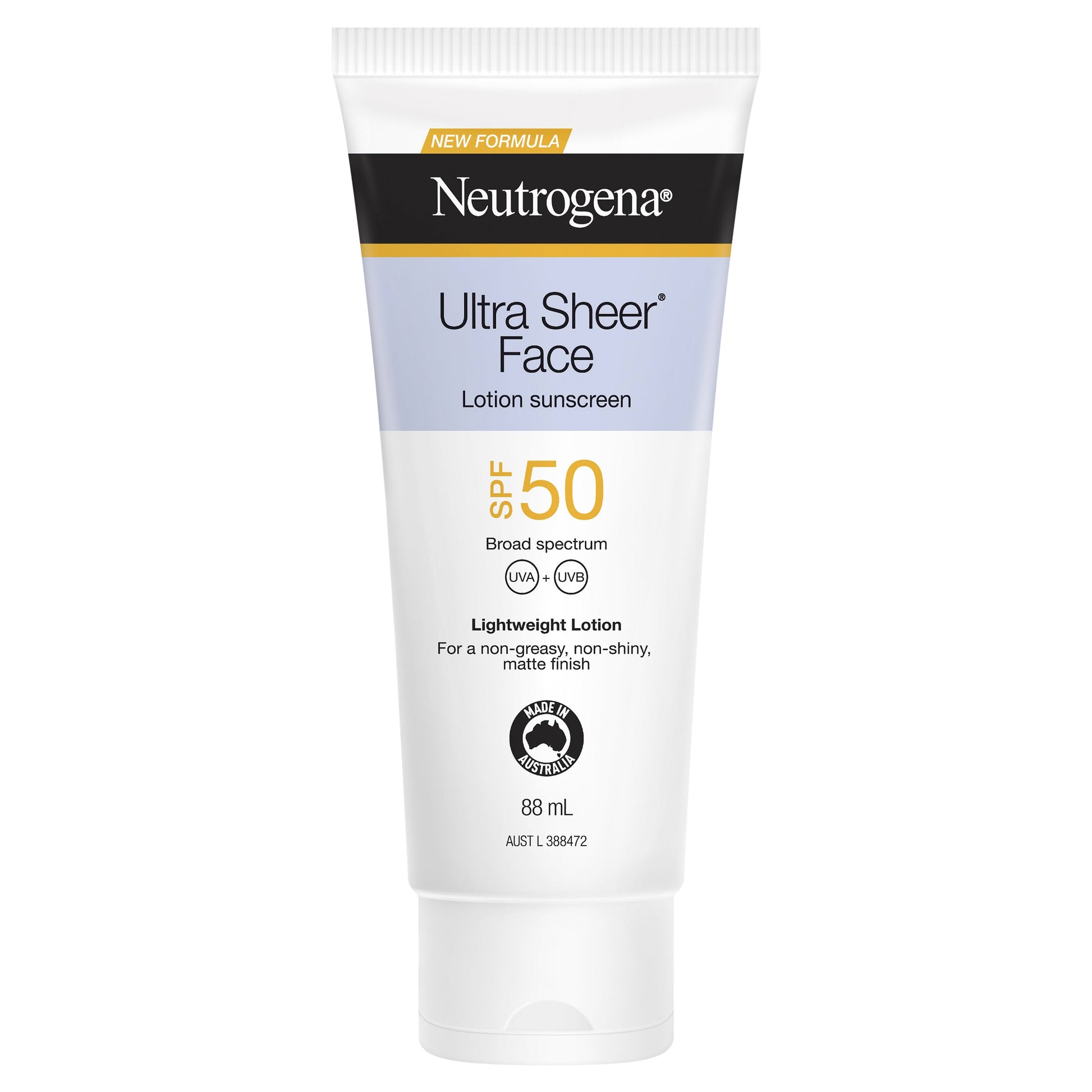 Neutrogena Ultra Sheer Face Lotion Sunscreen SPF50 88 ml - Cutprice Online