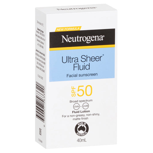 Neutrogena SPF 50+ Ultra Sheer Fluid 40ml - Cutprice Online