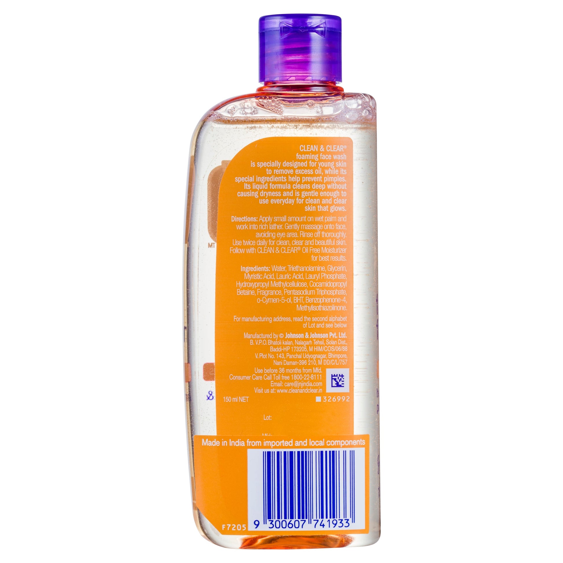 Clean & Clear Foaming Facial Wash 150mL - Cutprice Online