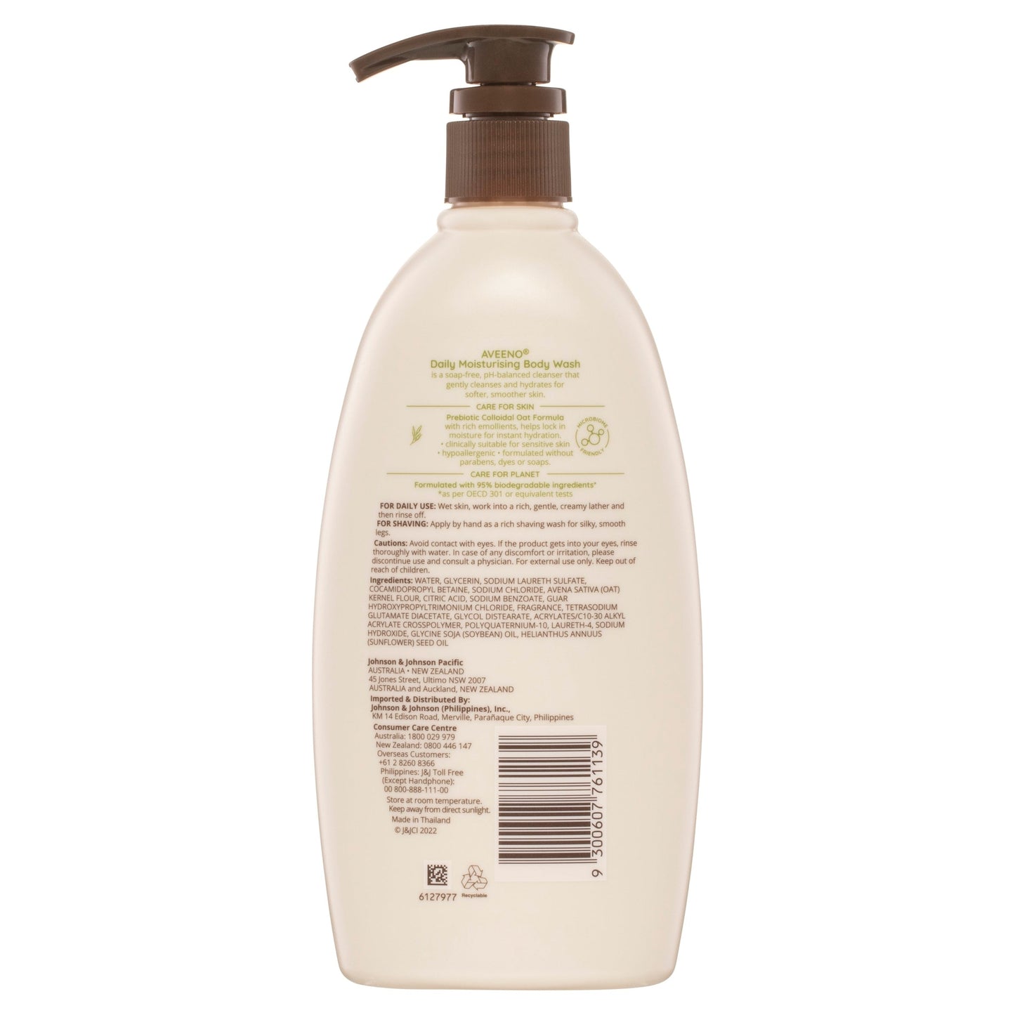 Aveeno Active Naturals Daily Moisturising Wash 532ml - Cutprice Online