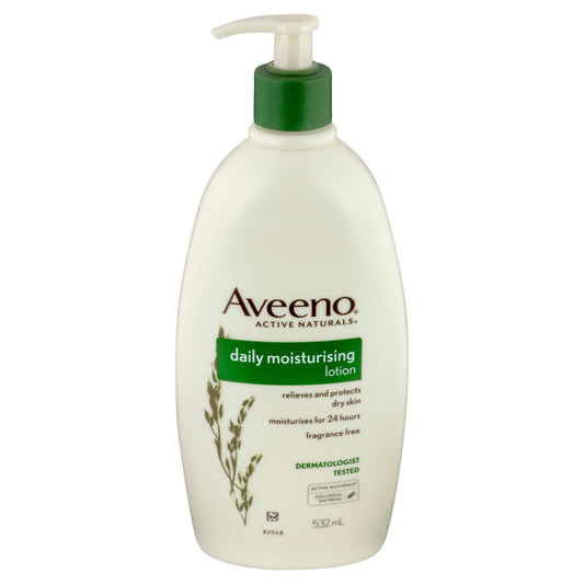 Aveeno Active Naturals Daily Moisturising Fragrance Free Lotion 532ml - Cutprice Online