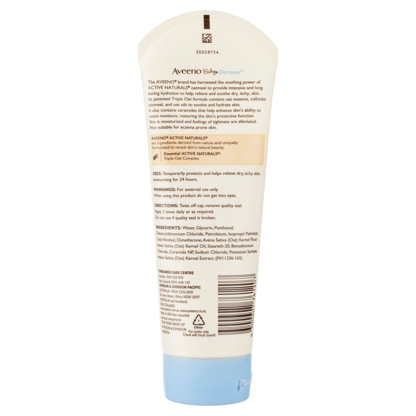 Aveeno Baby Dermexa Moisturising Cream 206g - Cutprice Online